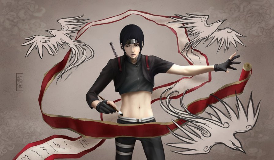 Сай - наруто, аниме - оригинал