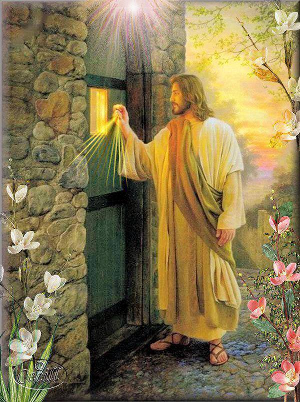 серия "религия" - исус.цветы.дверь - оригинал