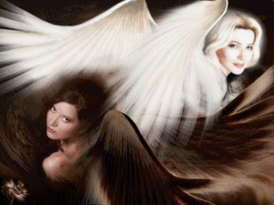 Темный ангел - светлый ангел - предпросмотр