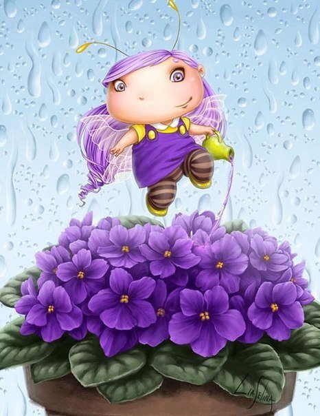 фиалковая феечка - оригинал