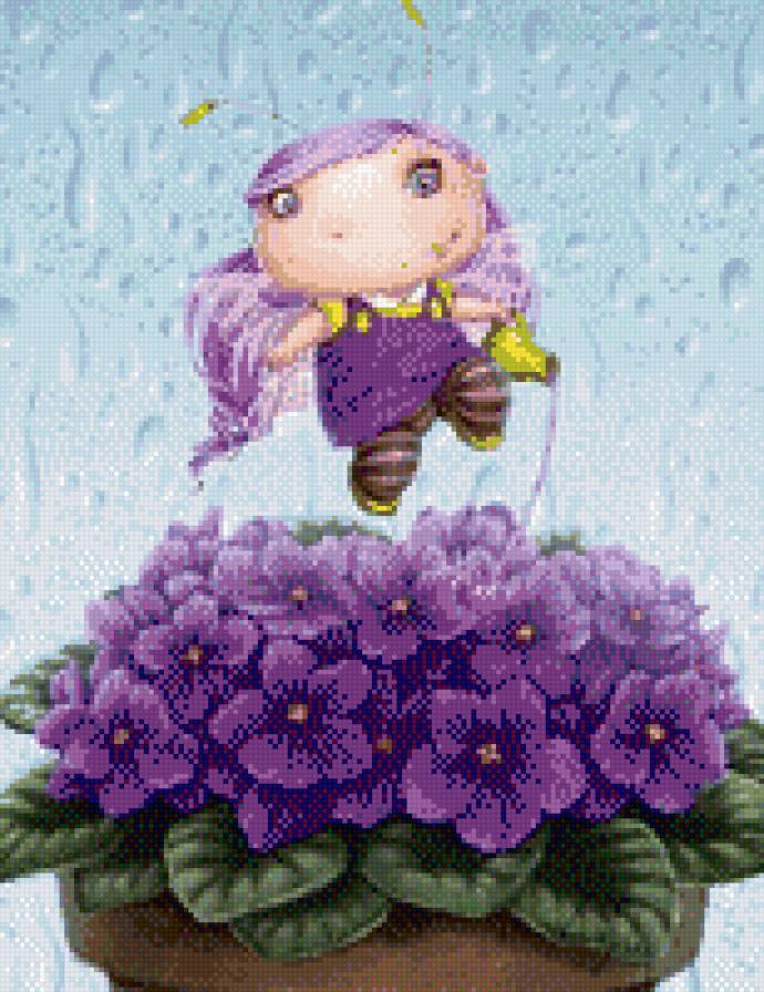 фиалковая феечка - предпросмотр