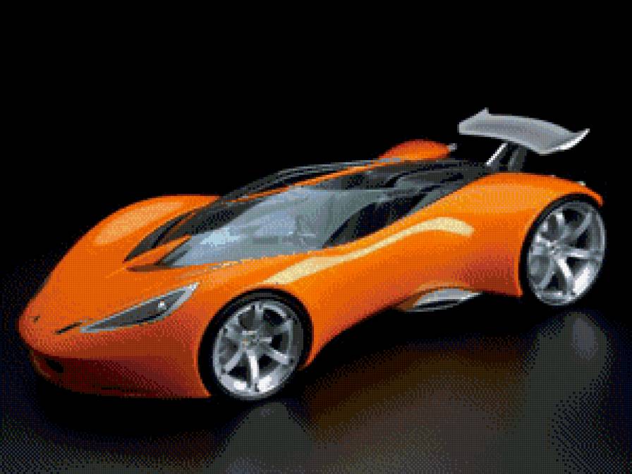 оранжевая бестия - авто, ламборждини - предпросмотр