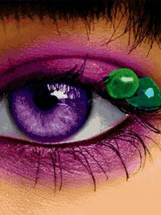 око - человек, глаз - предпросмотр