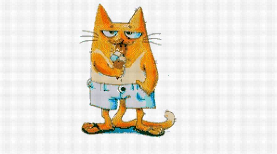 кот сладкоешка - коты - предпросмотр