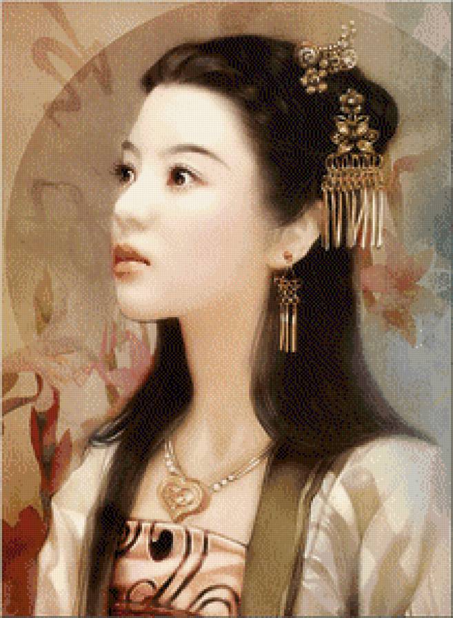 Китайская красавица 4 - девушки, люди, китай, восток - предпросмотр