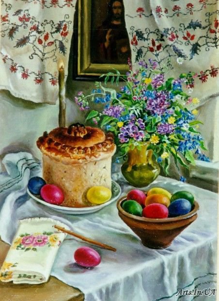 пасхальная - натюрморт - оригинал