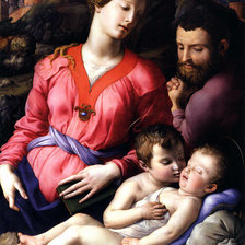 Схема вышивки «Agnolo Bronzino  Holy Family»
