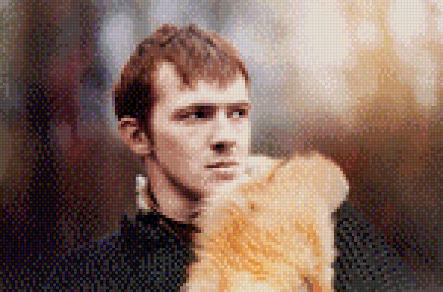 Варг - портрет, мех, рыжие, кольчуга - предпросмотр