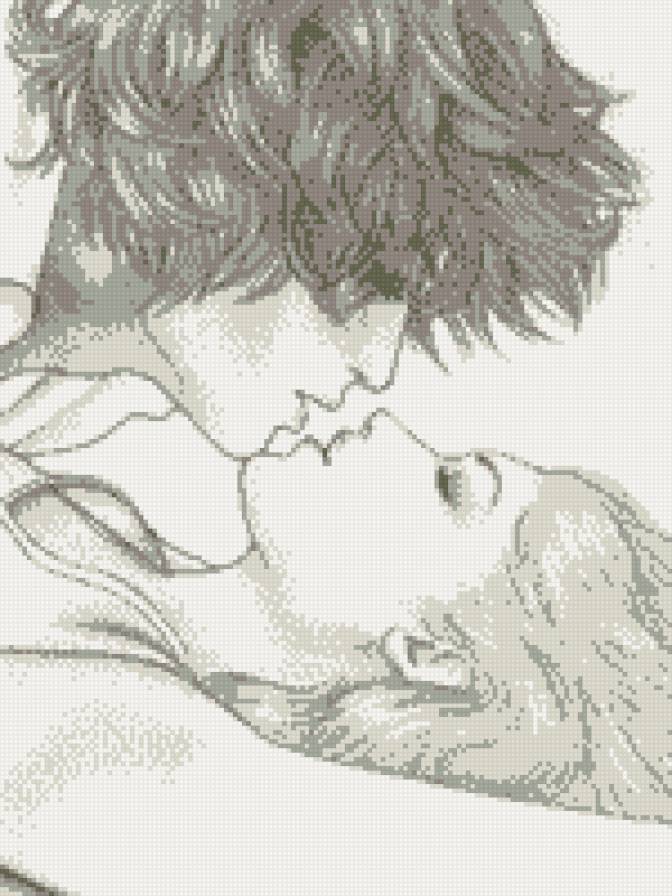 Нежность поцелуя - поцелуй, пара, нежность, любовь - предпросмотр