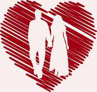 пара - сердце, мужчина, люди, женщина - оригинал