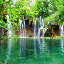 Схема вышивки «водопад»