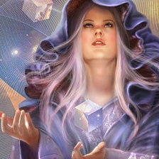 Схема вышивки «волшебница»