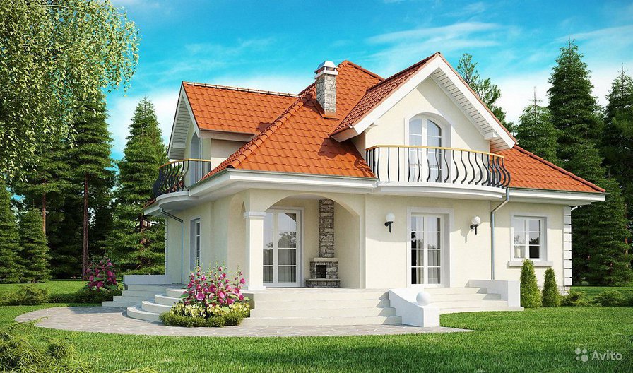 Дом мечты - дом, мечта, крестик - оригинал