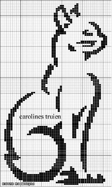 Кошка - кошка, монохромная - оригинал