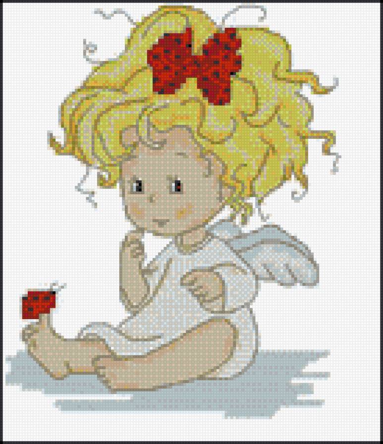 ангелок - ангел, метрика, дети - предпросмотр