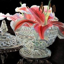 Схема вышивки «хрустальная ваза»