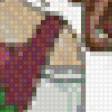 Предпросмотр схемы вышивки «девочка с розами» (№800221)