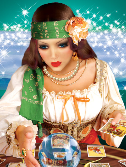 ворожея - девушка - оригинал