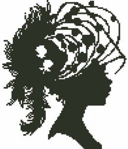 дама в шдяпе - оригинал