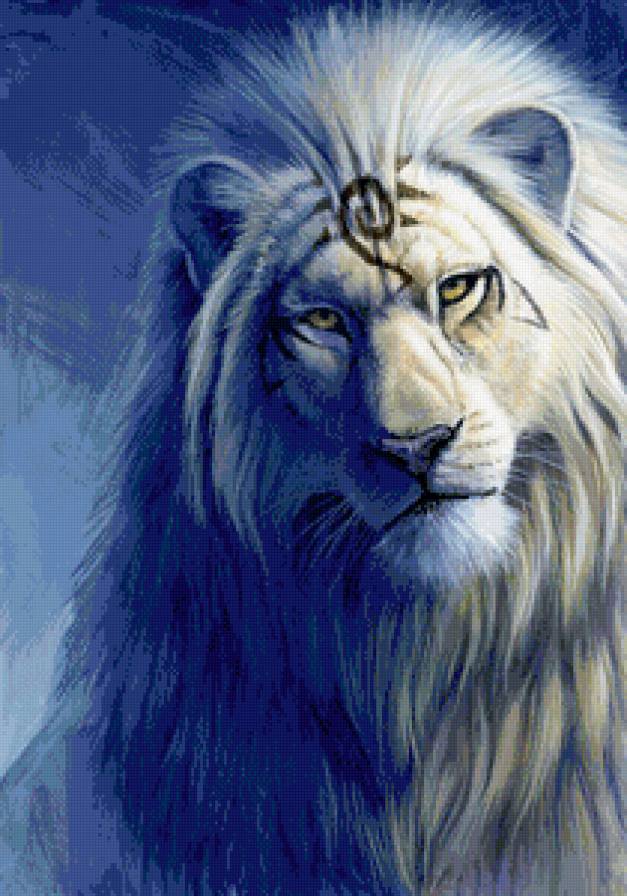 Лев - фэнтези, лев, царь - предпросмотр