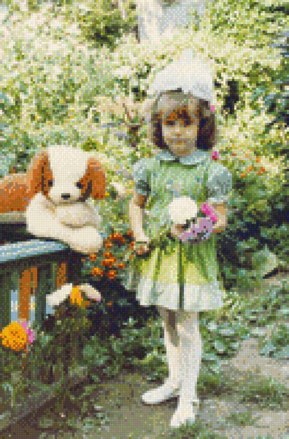 Цветы для мамы - цветы, мама, дети - предпросмотр