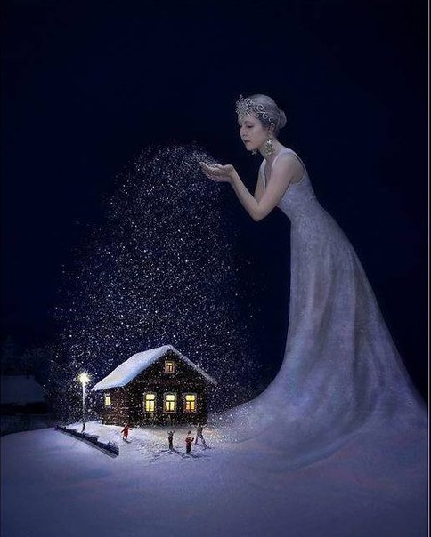 зима - сказка, зима, пора года, природа - оригинал