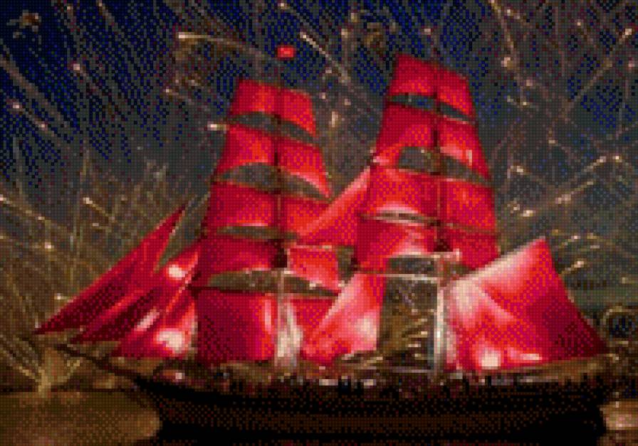 Алые паруса - алые паруса, корабль - предпросмотр