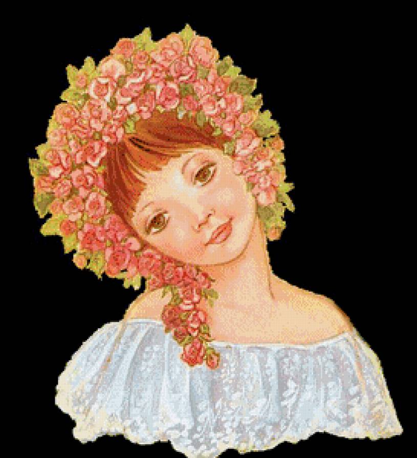 девочка в веночке - девочка, дети - предпросмотр