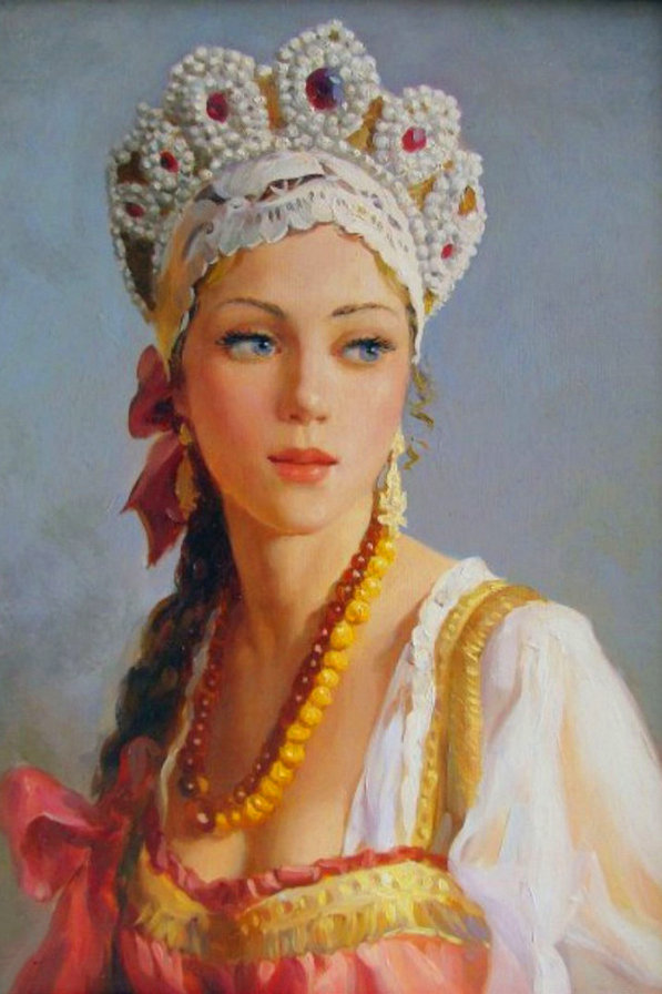 русская красавица - оригинал