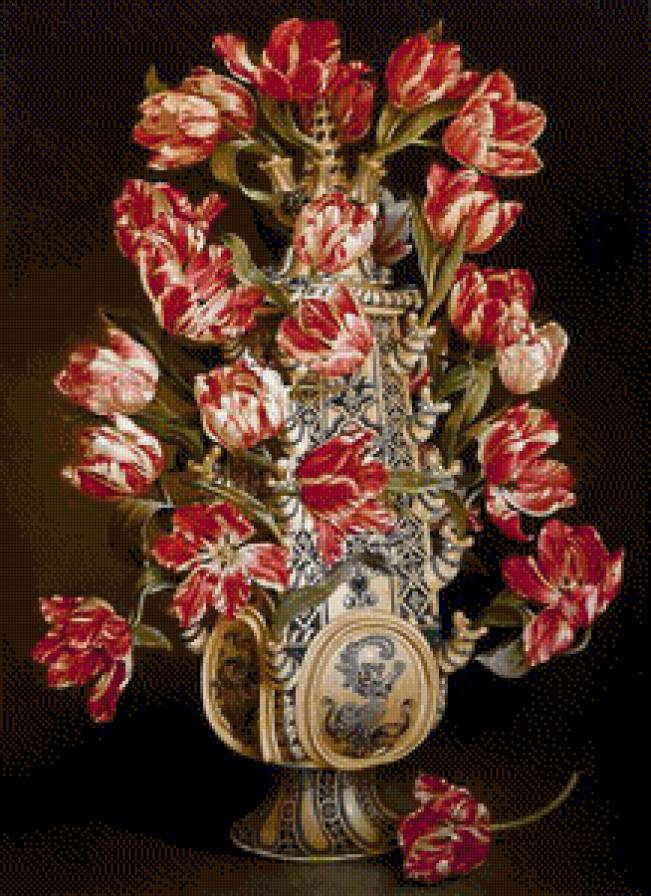 Тюльпаны - цветы, ваза - предпросмотр