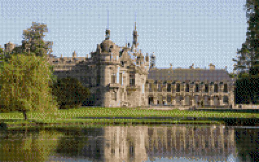 замок - природа, лето, замок, пейзаж - предпросмотр