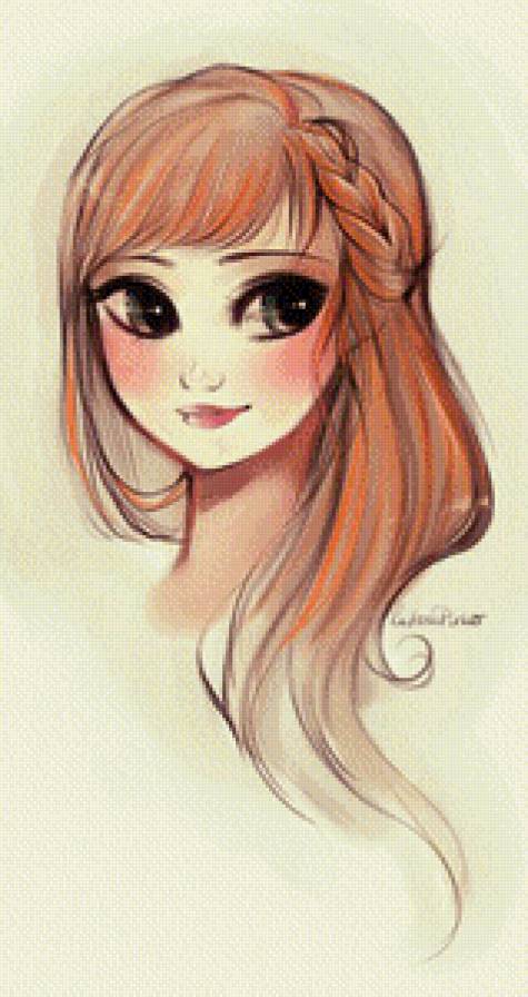 анна - мультик, анна, девушка, холодное сердце - предпросмотр