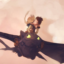 Схема вышивки «полёт»