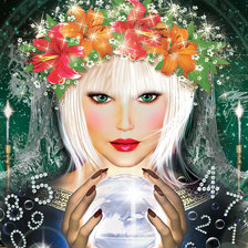 Схема вышивки «ворожея»