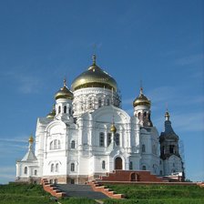 Схема вышивки «Церковь»