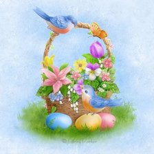 Схема вышивки «Пасхальная»