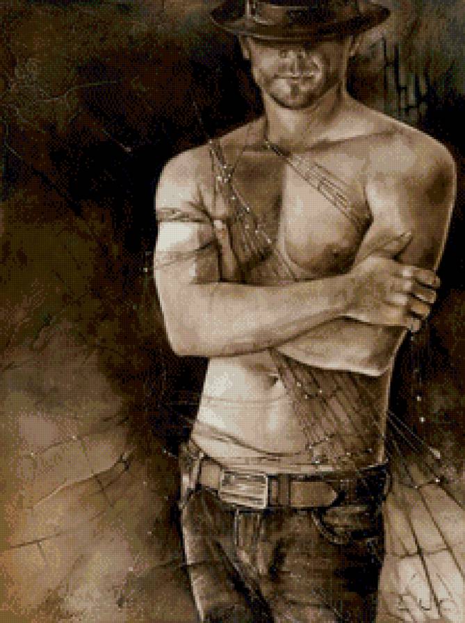 парень - картина, парень - предпросмотр