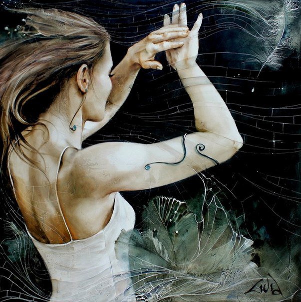 картина - разное, девушка, картина - оригинал