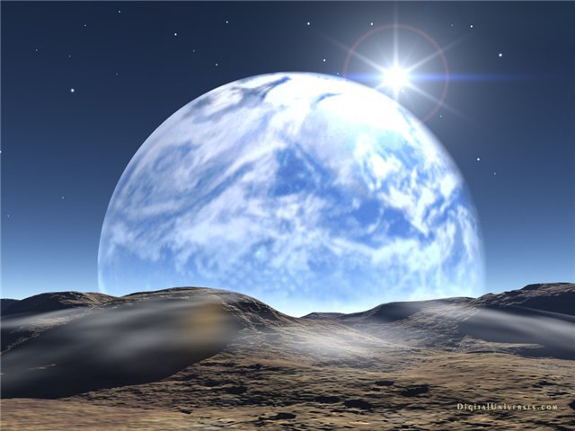 космос - космос, земля - оригинал