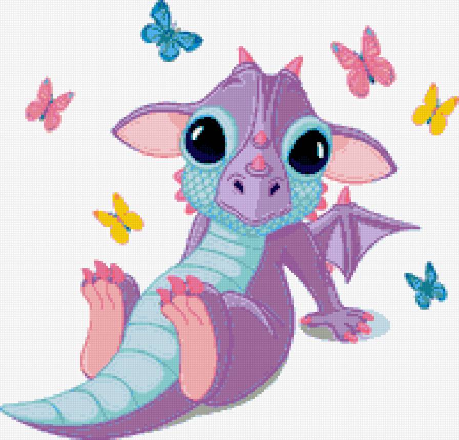 милашка дракончик - драконы - предпросмотр