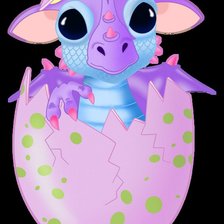 Схема вышивки «милашка дракончик 2»