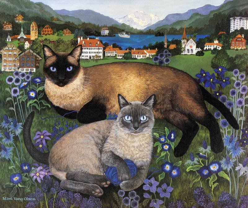 утреняя сиеста - коты, котики - оригинал