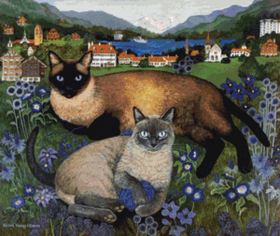 утреняя сиеста - котики, коты - предпросмотр