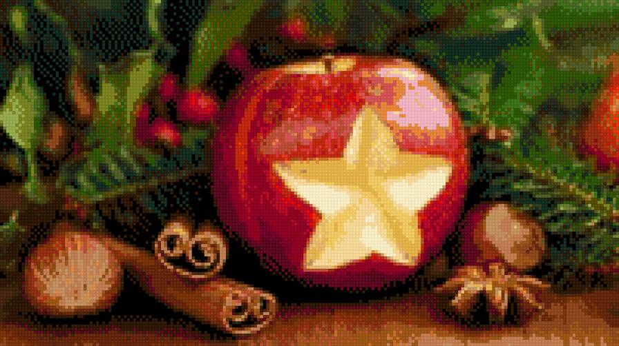 пряности - зима, пряности, фрукты, новый год, рождество - предпросмотр