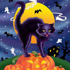 Схема вышивки «хеллоуин»