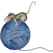 Схема вышивки «мышка»