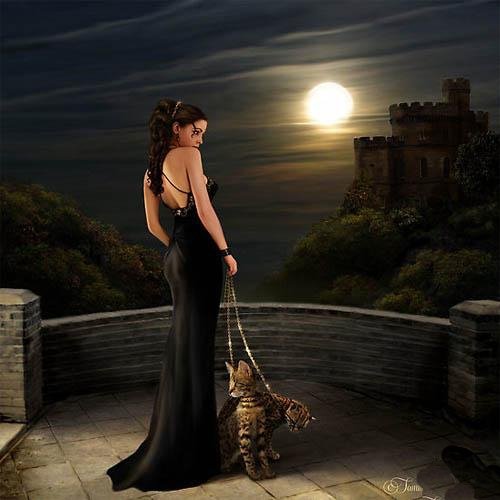 картина - девушка, красота, фентези - оригинал