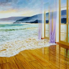 окно в море