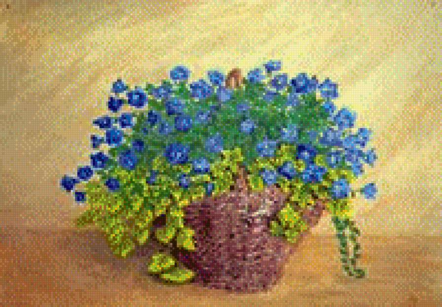 карзинка с цветами - предпросмотр