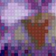 Предпросмотр схемы вышивки «Фиолетовый цветок» (№804034)